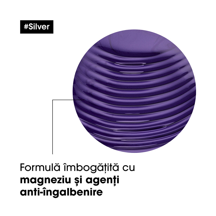 L'Oreal Professionnel SE Silver - Rezerva Sampon Pentru Par Carunt sau Alb 500ml - Beauty Lounge