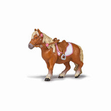 Încarcă imaginea în Galerie, Papo Rase de Cai si Ponei Figurina Ponei Shetland cu Sa
