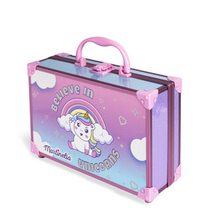 Martinelia Little Unicorn Trusa Make-Up in Servieta de Metal