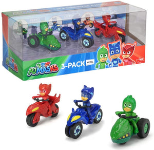 Dickie Eroi in Pijamale Set 3 Motociclete cu Figurina