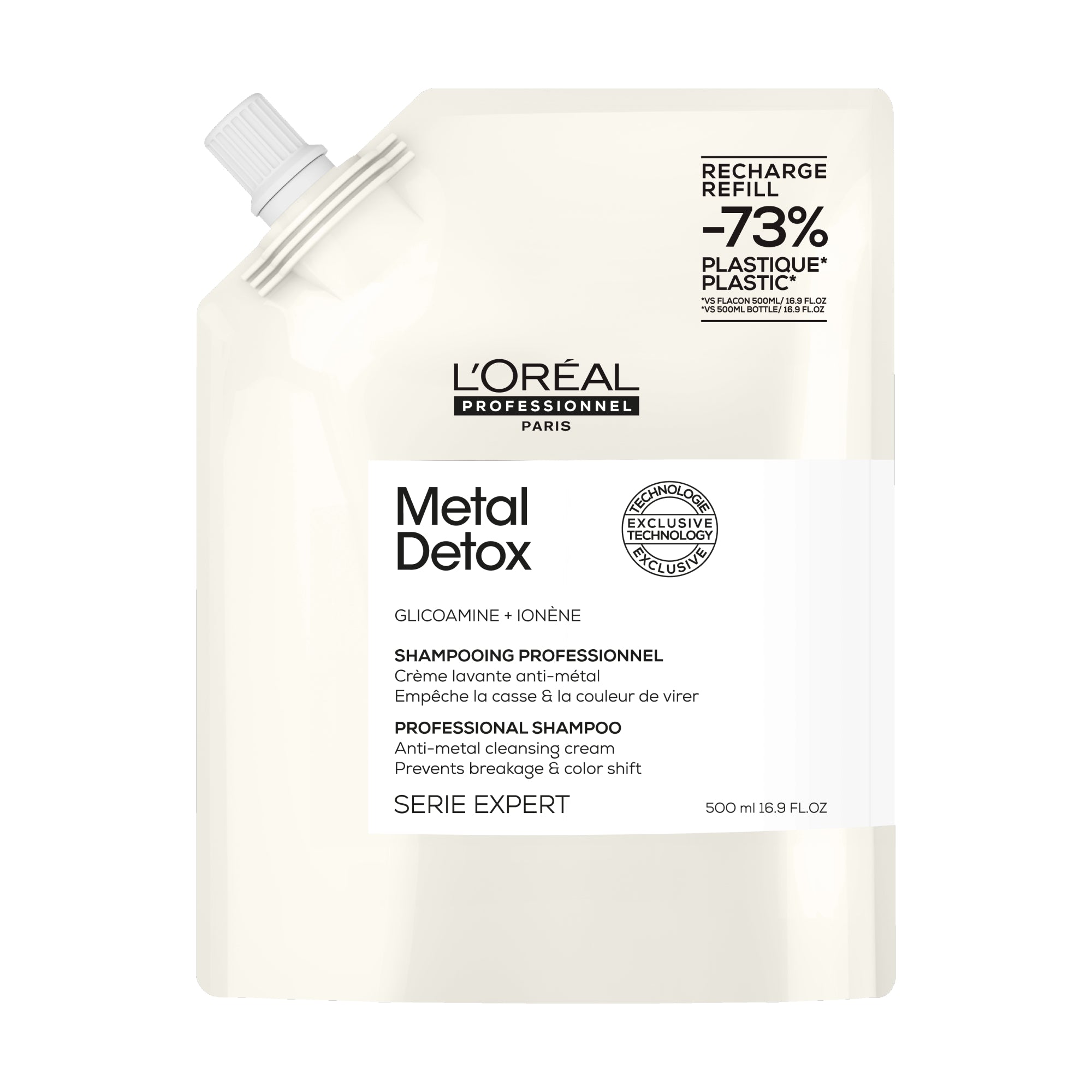 L'Oreal Professionnel SE Metal Detox 500ml - Rezerva Sampon Pentru Curatare Profunda Par Vopsit