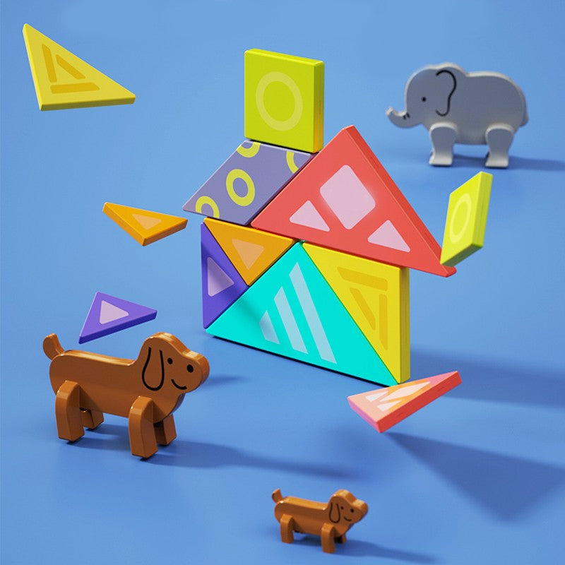 Hola Joc Educational Tangram Magnetic