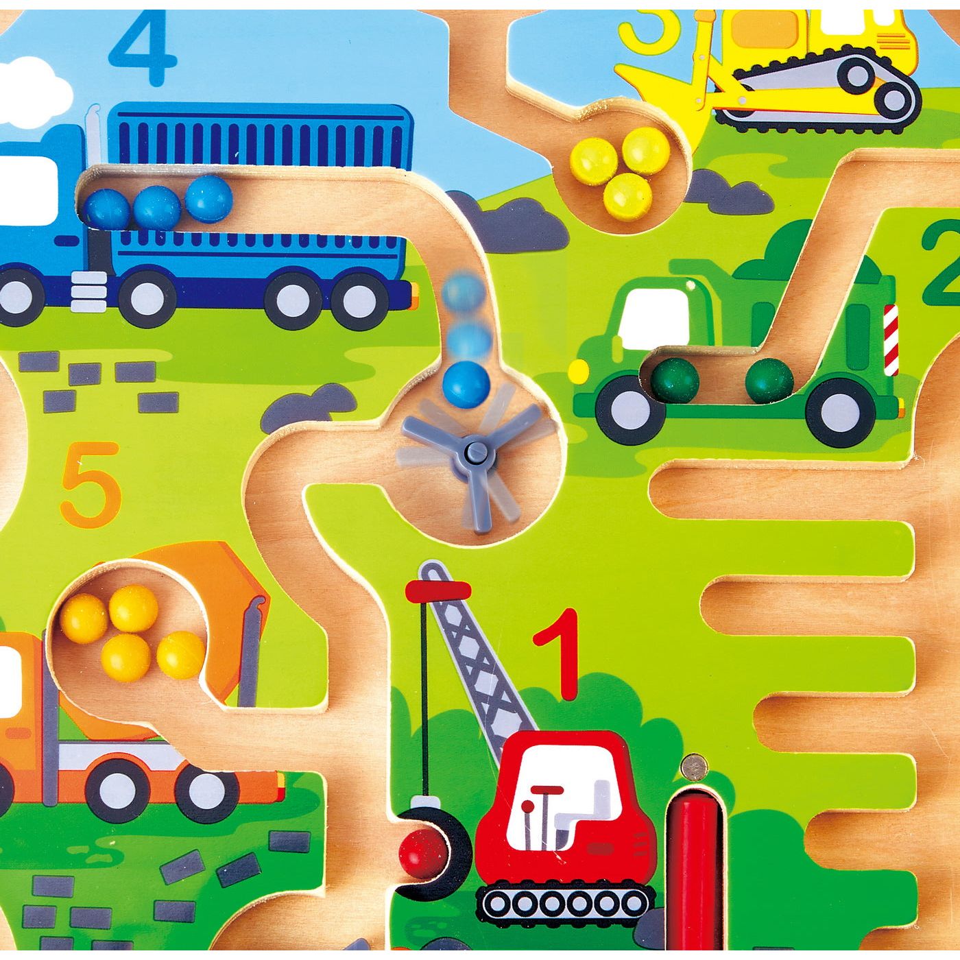 Hape Labirint Magnetic Constructii si Numere