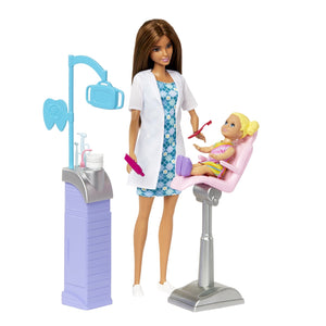 Barbie I Can Be Set Mobilier cu Papusa Doctor Stomatolog Satena