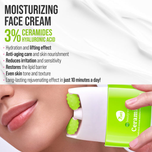 7DAYS Crema Faciala si Gat Repair Ceramide Massager 80ml - Hidratare Profunda