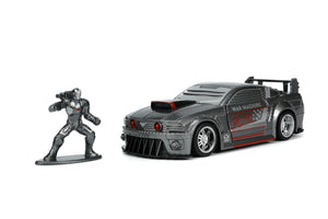 Jada Toys Marvel Masinuta Metalica Ford Mustang si Figurina War Machine