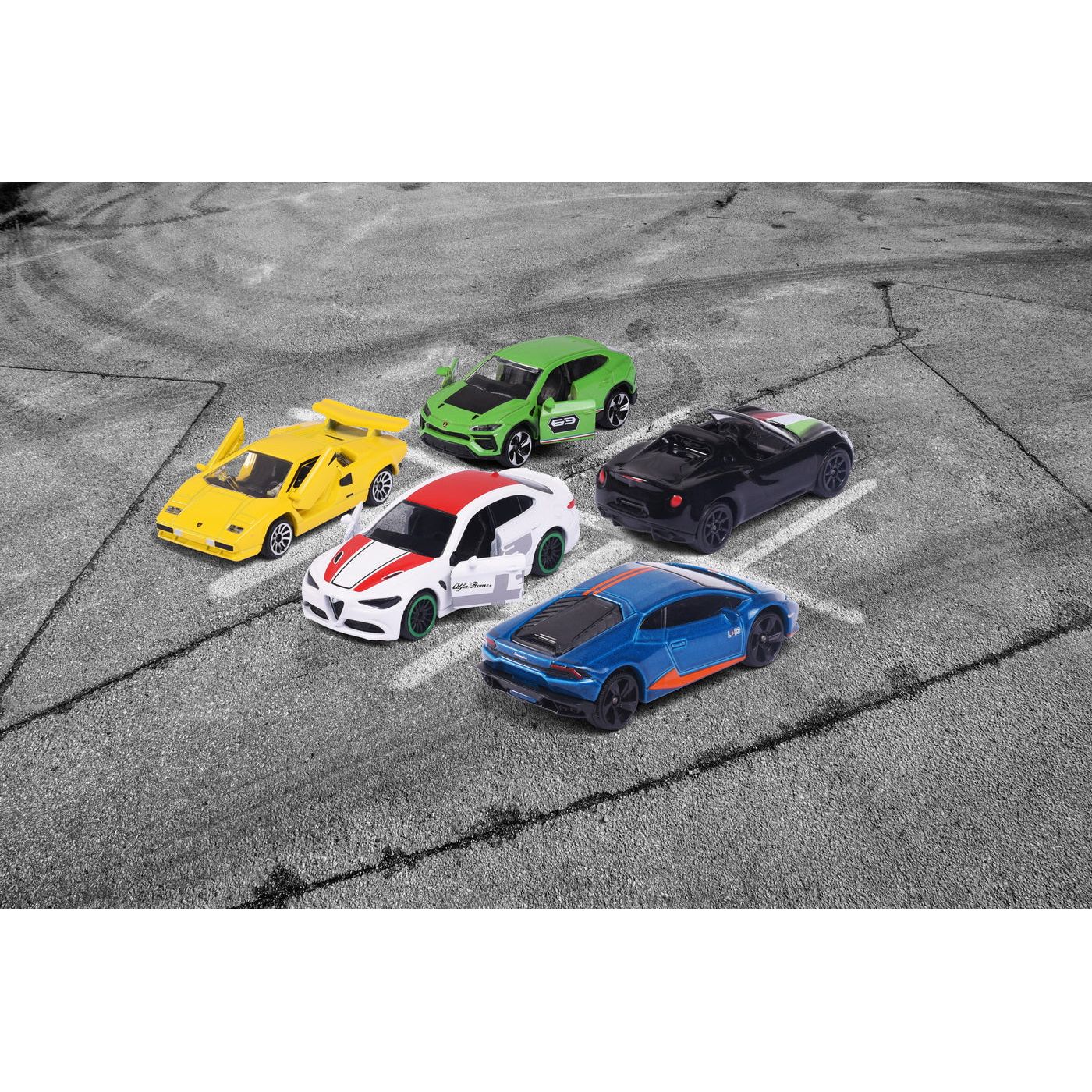 Majorette Set 5 Masini din Metal Dreams Italy