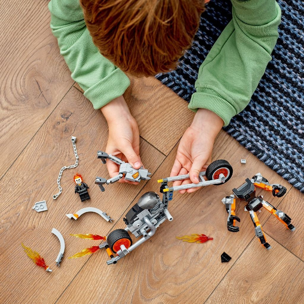 Lego Super Heroes Robot si Motocicleta Calaretul Fantoma