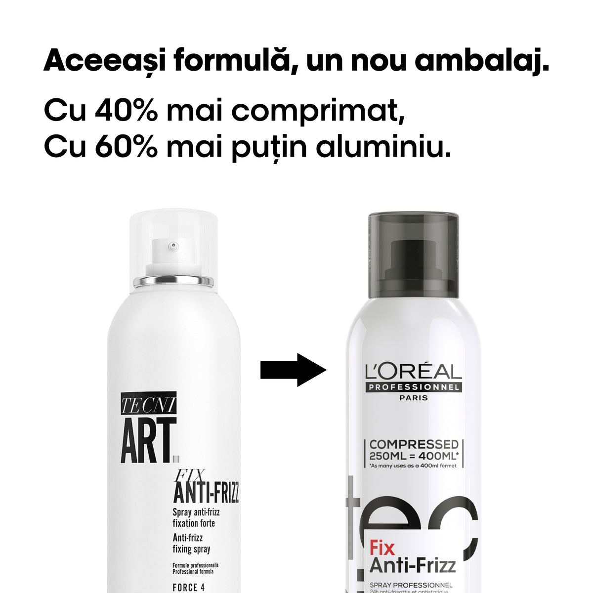 L'Oreal Professionnel Tecni Art Fix Anti Frizz 250ml - Spray cu Fixare