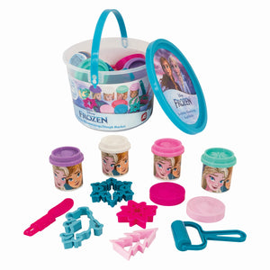 As Galetusa cu 4 Borcanase de Plastilina si Accesorii Frozen