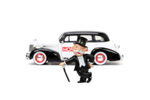 Jada Toys Set Masinuta Metalica Chevrolet Master Deluxe 1939 si Figurina Mr Monopoly