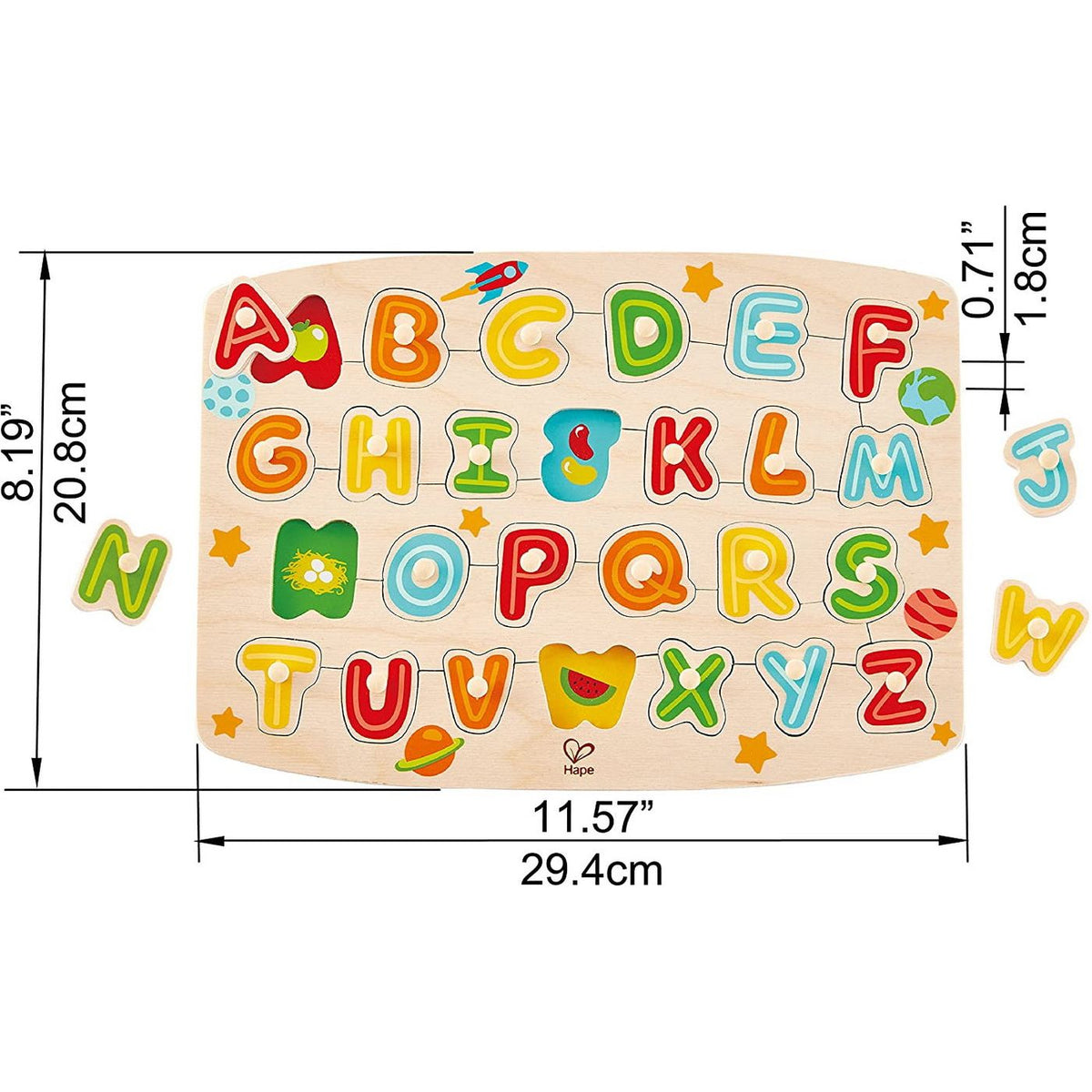Hape Puzzle Litere - Beauty Lounge