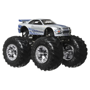 Hot Wheels Monster Truck Masinuta Fast And Furious Skyline