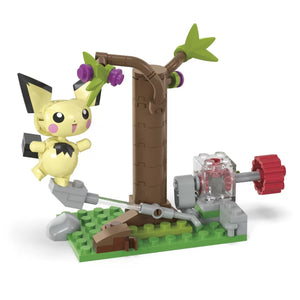 Pokemon Mega Set de Constructie Forajele Forestiere Ale Lui Pichu