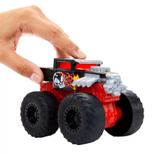 Încarcă imaginea în Galerie, Hot Wheels Monster Truck Roarin Wreckers Bone Shaker cu Functii si Sunete
