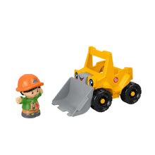 Încarcă imaginea în Galerie, Fisher Price Little People Little People Vehicul Buldozer 10cm
