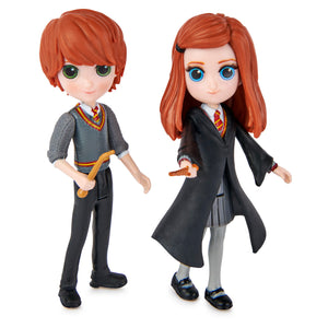 Harry Potter Wizarding World Magical Set 2 Figurine Ron si Ginny Weasley