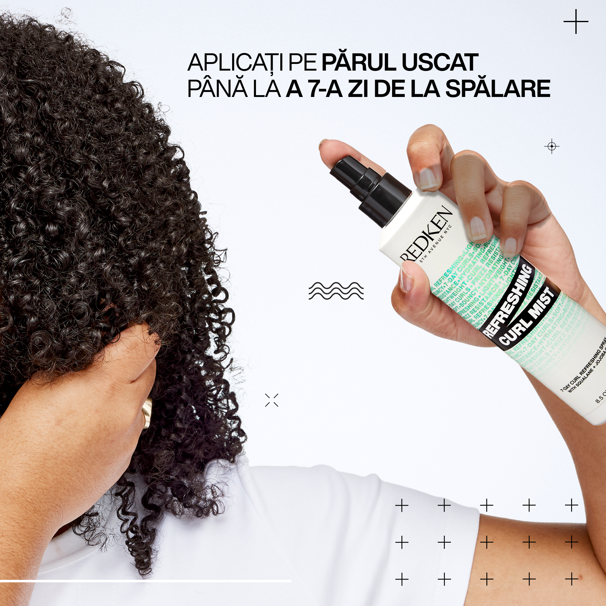 Redken Refreshing Curl Mist 250ml - Spray Leave-In Pentru Par Cret