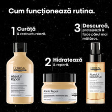 Încarcă imaginea în Galerie, L’Oreal Professionnel SE Absolut Repair Trio - Set Pentru Par Uscat Si Deteriorat
