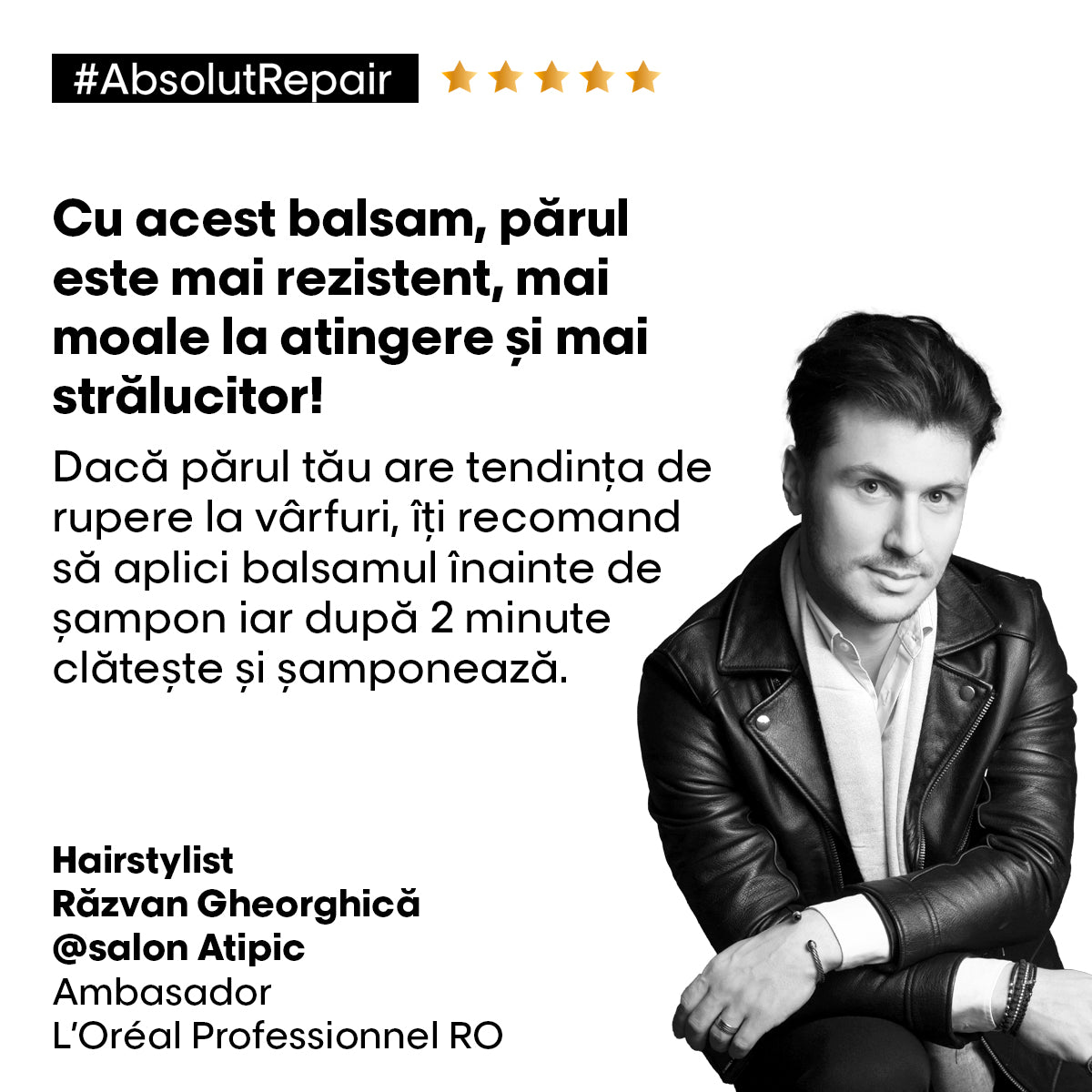 L'Oreal Professionnel SE Absolut Repair Balsam 200ml - Beauty Lounge
