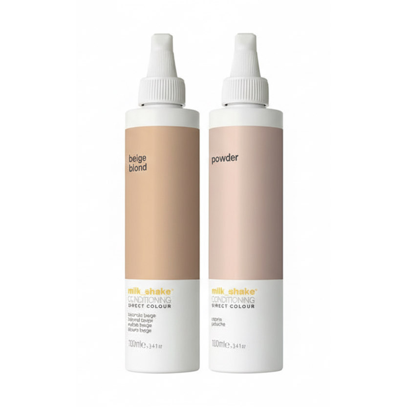 Set MilkShake Direct Color Balsam Biondo Beige 100ml si Balsam Cipria 100ml - Beauty Lounge