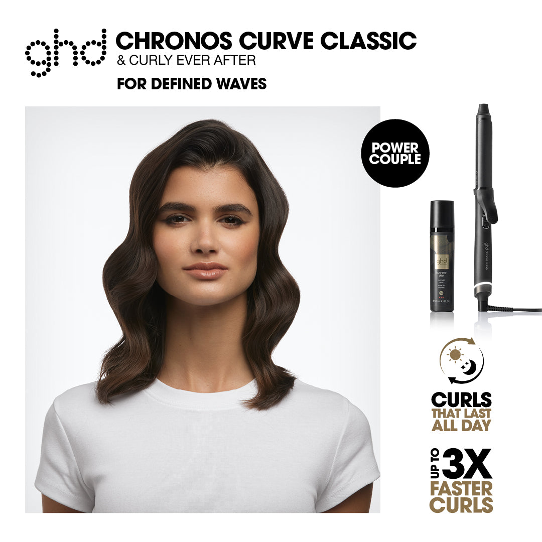 GHD Chronos Curve Classic Tong 26mm - Ondulator Profesional Pentru Bucle Definite