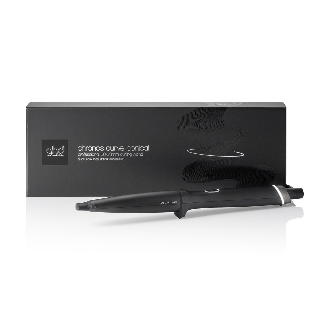 GHD Chronos Curve Conical Wand 28-23mm - Ondulator Profesional Pentru Beach Waves