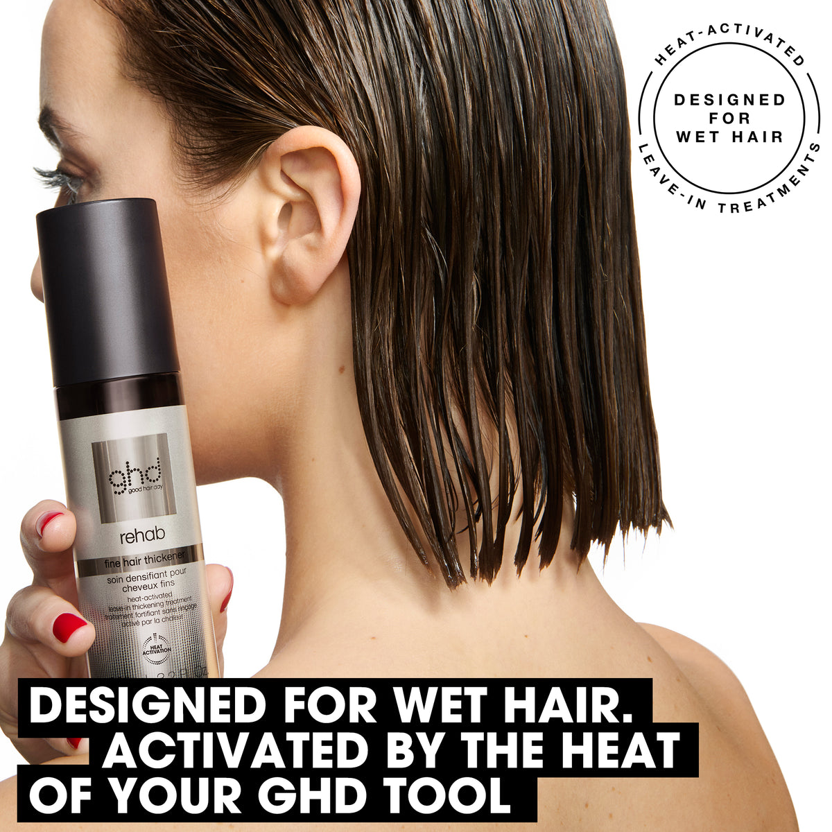 GHD Rehab Thickness Spray 95ml - Spray Profesional Leave-in Pentru Parului Fin