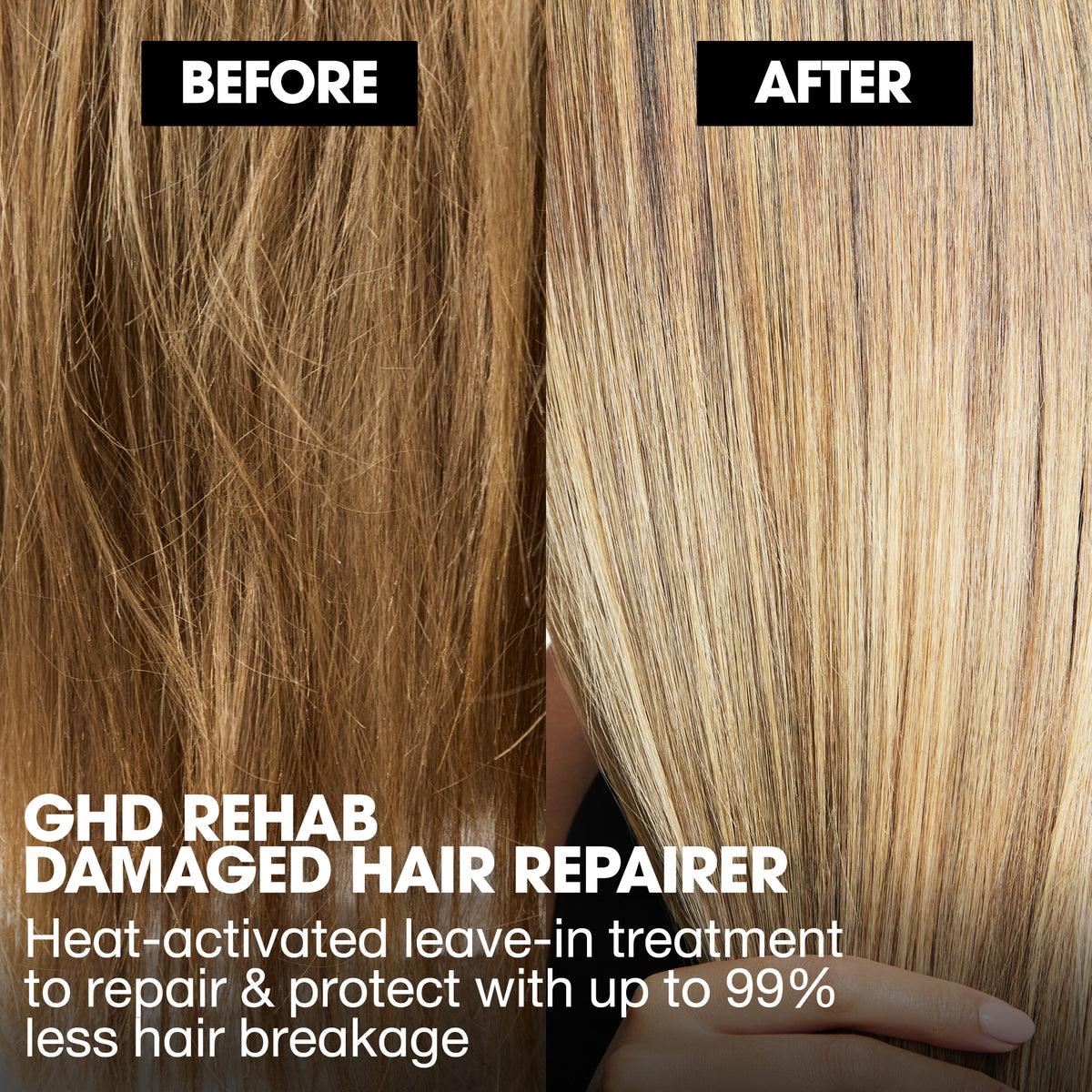 GHD Rehab Repairer Spray 95ml - Spray Profesional Leave-in Pentru Par Deteriorat