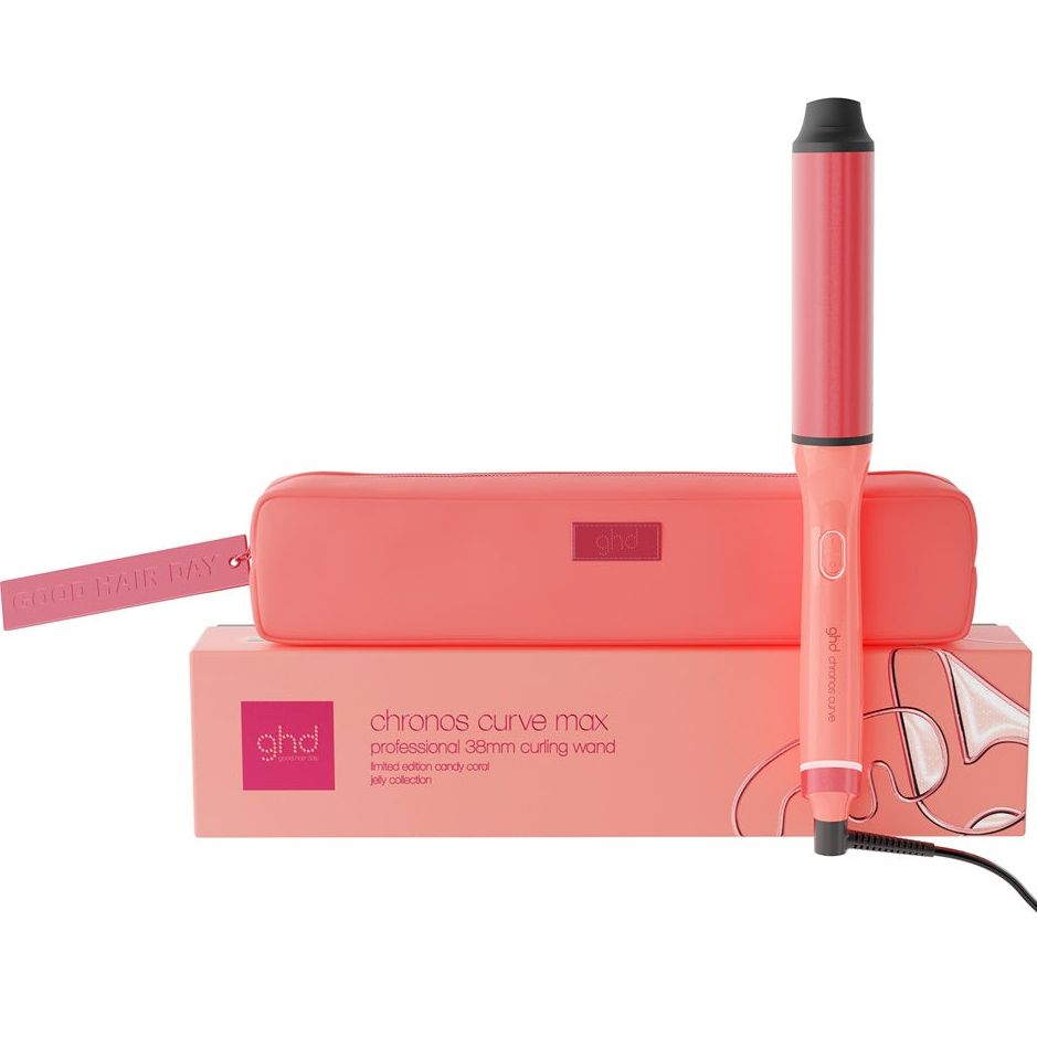GHD Chronos Curve Max 38mm Candy Coral - Ondulator Bucle Lejere Profesionale