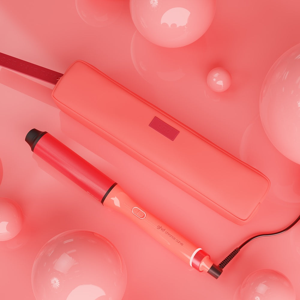 GHD Chronos Curve Max 38mm Candy Coral - Ondulator Bucle Lejere Profesionale