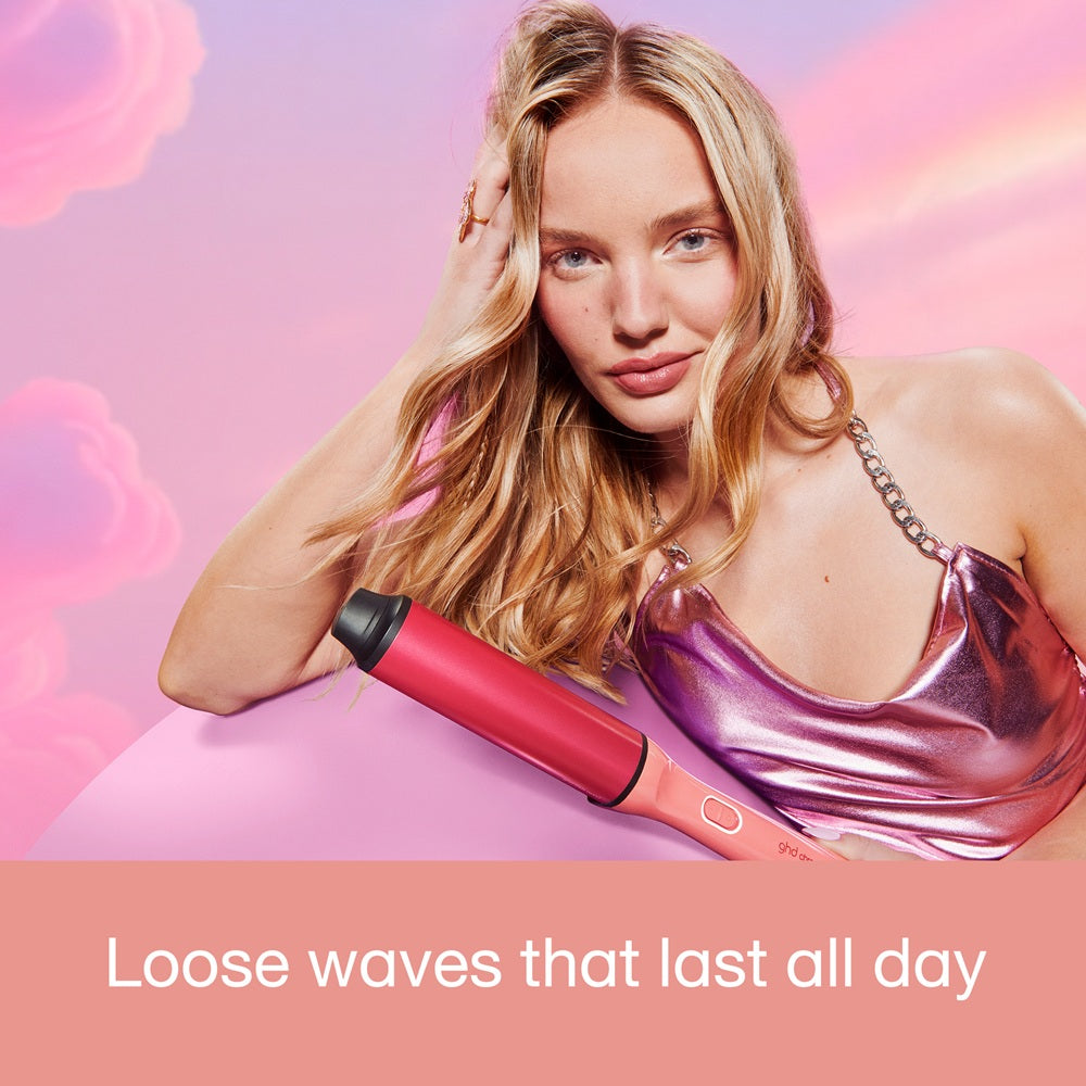 GHD Chronos Curve Max 38mm Candy Coral - Ondulator Bucle Lejere Profesionale