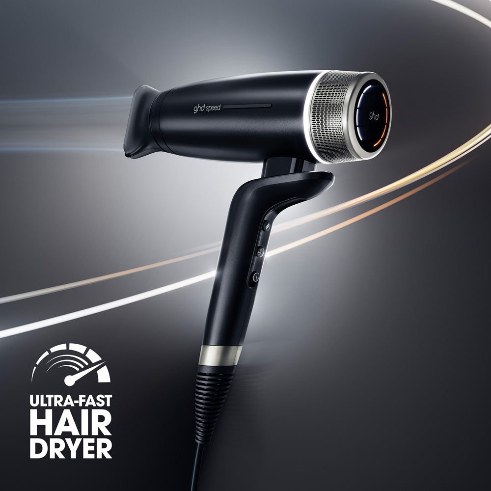 GHD Speed Hair Dryer Professional Dual Airflow - Uscator Par cu Uscare Rapida si Protectie Termica