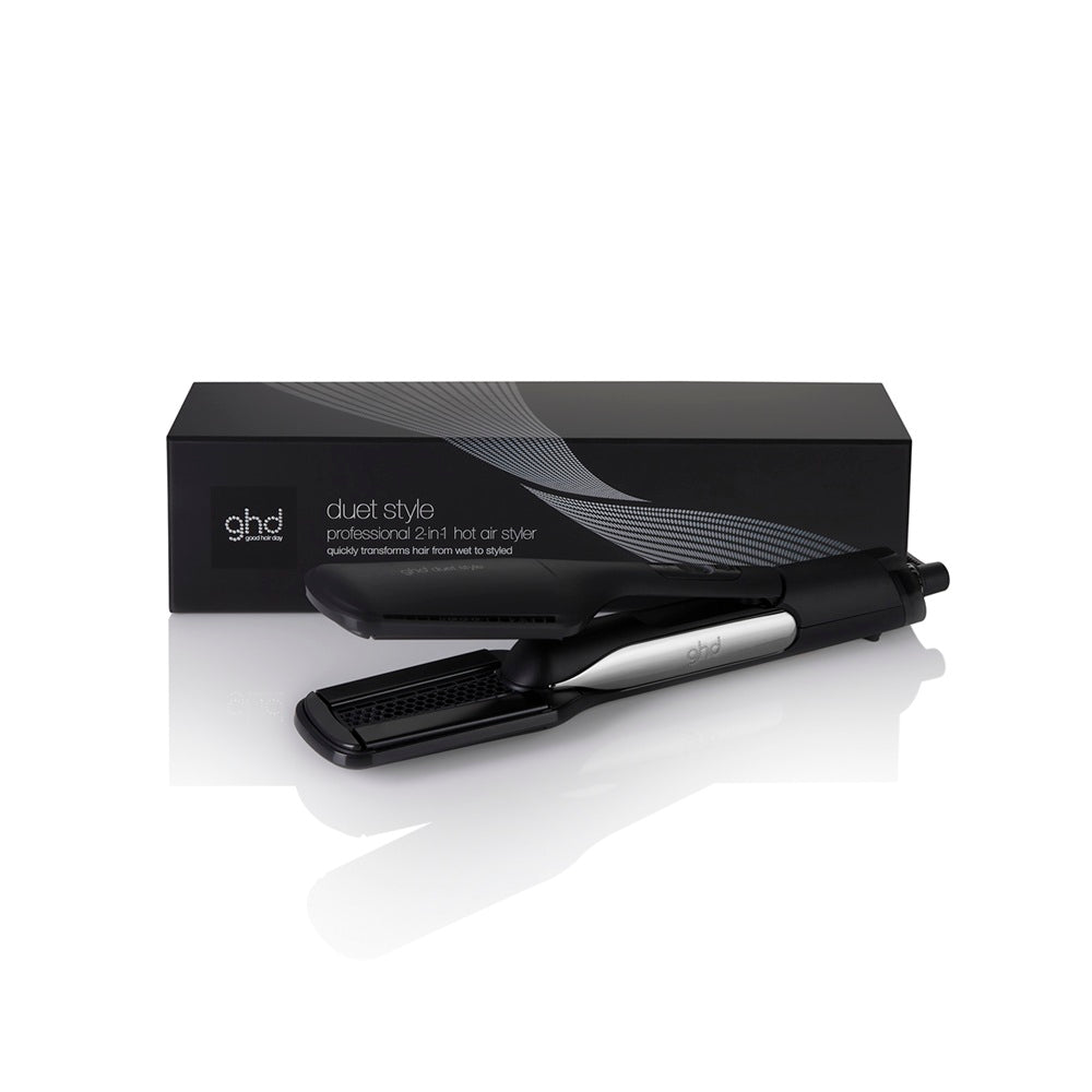GHD Duet Style Black - Placa Profesionala cu Aer Cald 2-in-1 Pentru Uscare si Indreptare