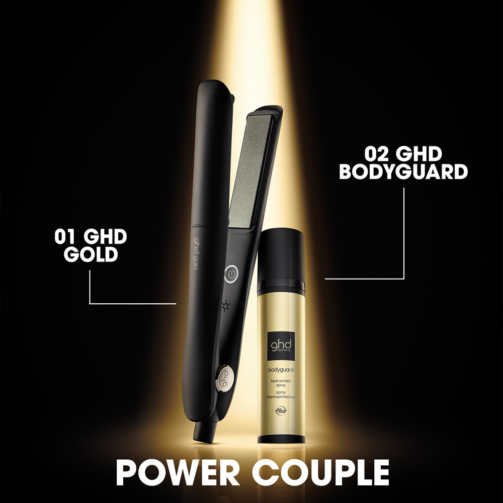 GHD Gold Straightener 26mm Placa de Par Profesionala cu Tehnologia Dual-Zone Black