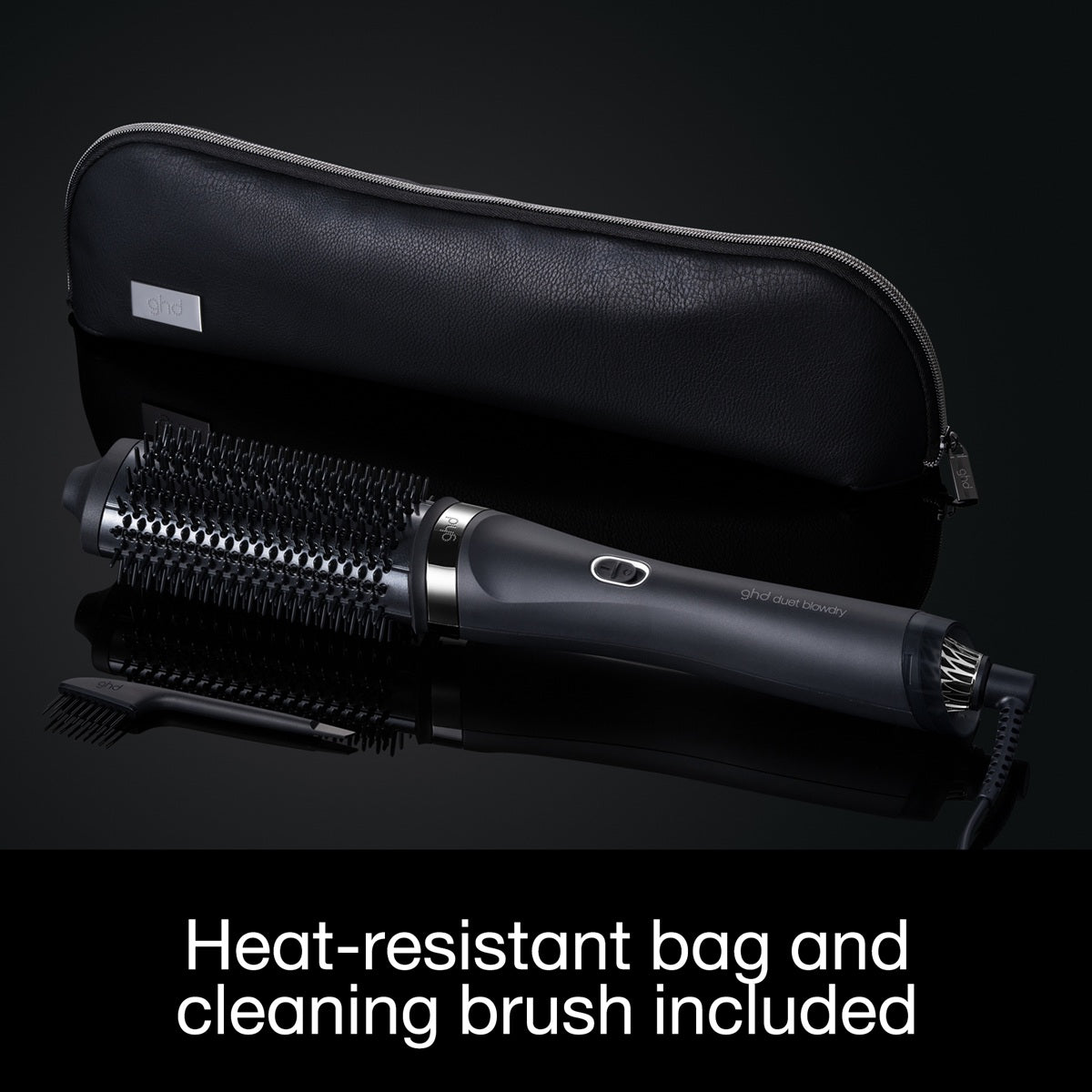 GHD Duet Blow Dry Black Perie de Par Electrica Profesionala 2-in-1 pentru Uscare si Coafare - Beauty Lounge