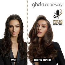 Încarcă imaginea în Galerie, GHD Duet Blow Dry Black Perie de Par Electrica Profesionala 2-in-1 pentru Uscare si Coafare
