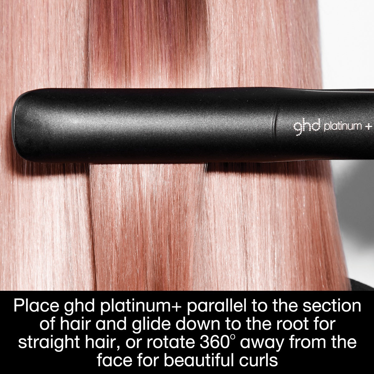 GHD Platinum Plus Straightener Black - Placa de Par Profesionala cu Tehnologia Ultra-Zone