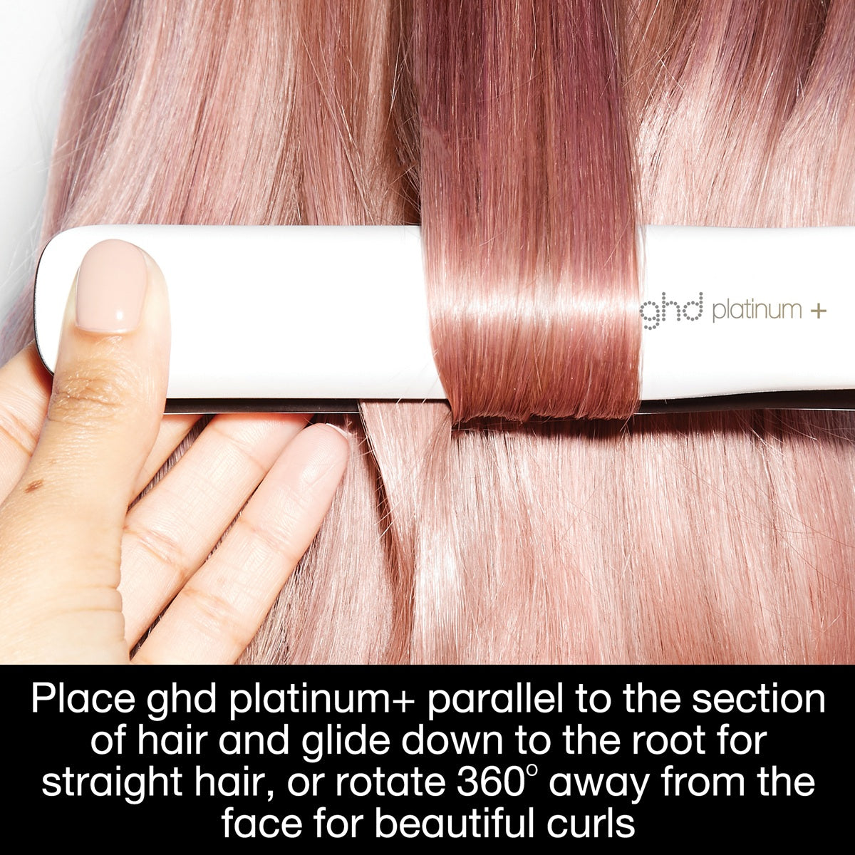 GHD Platinum+ Straightener White Placa de Par Profesionala cu Tehnologia Ultra-Zone