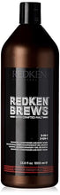 Încarcă imaginea în Galerie, Redken Brews 3 IN 1 1000ml - Sampon Balsam si Gel de Dus 3 in 1
