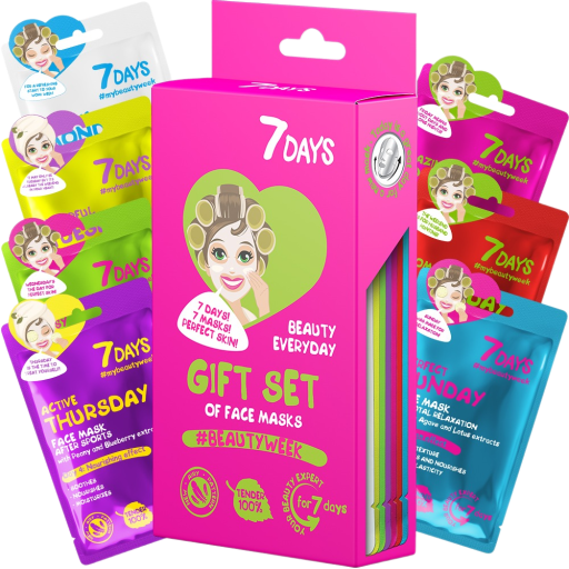 7DAYS Set Cadou Beauty Week 7 Masti Faciale Sheet
