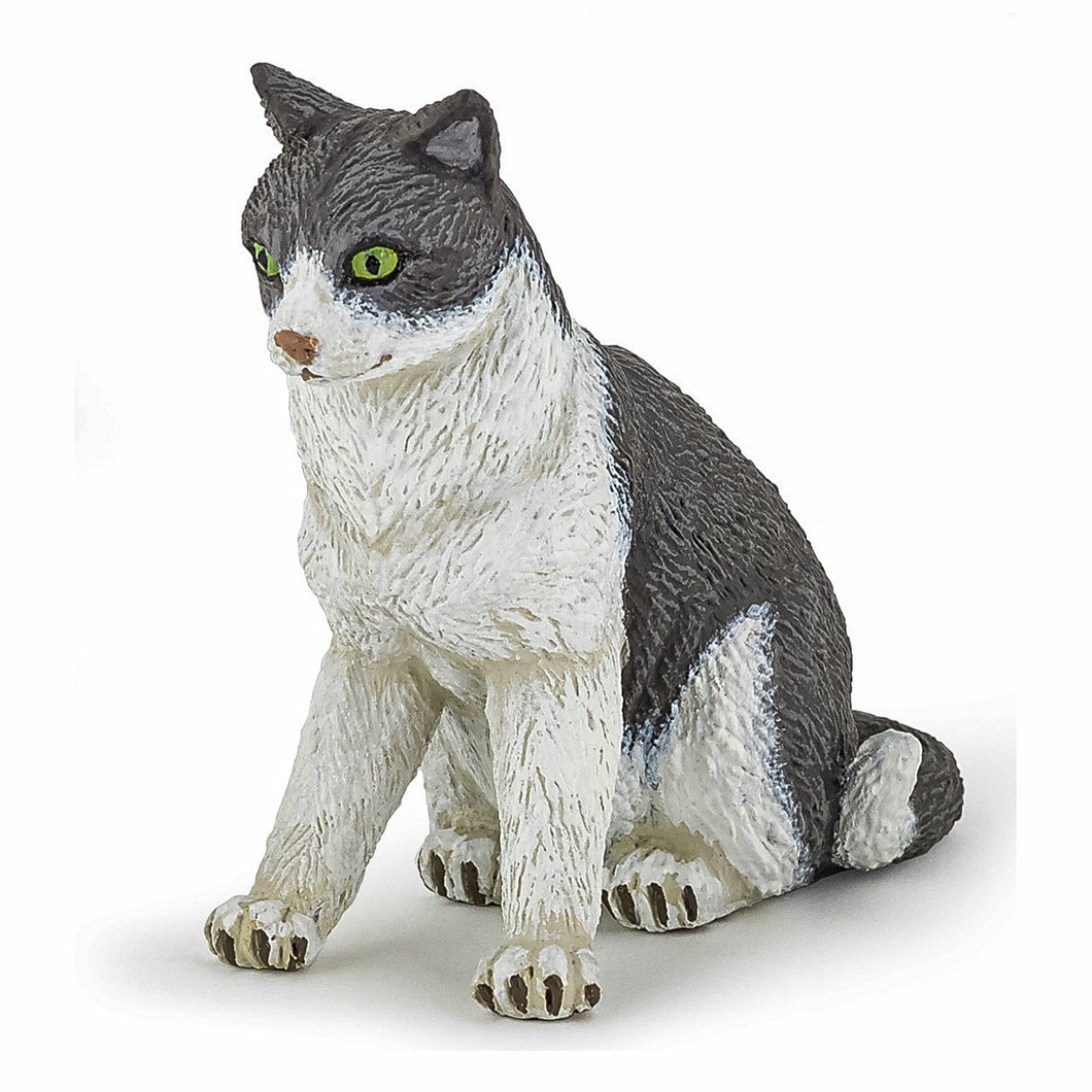 Papo Rase de Caini si Pisici Figurina Pisica Sezand