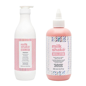 Set MilkShake Sampon Insta Light 1000ml si Tratament Insta Lotion 250ml