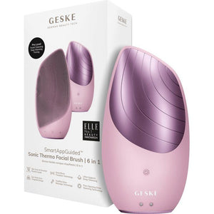 Geske Sonic Thermo Facial Brush 6 in 1 - Perie Faciala Termica Pink
