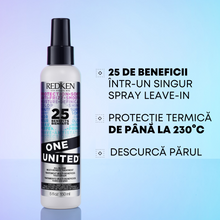 Încarcă imaginea în Galerie, Redken One United Set - Leave in 150ml Tratament Leave-in 30ml Pouch Redken Holografic
