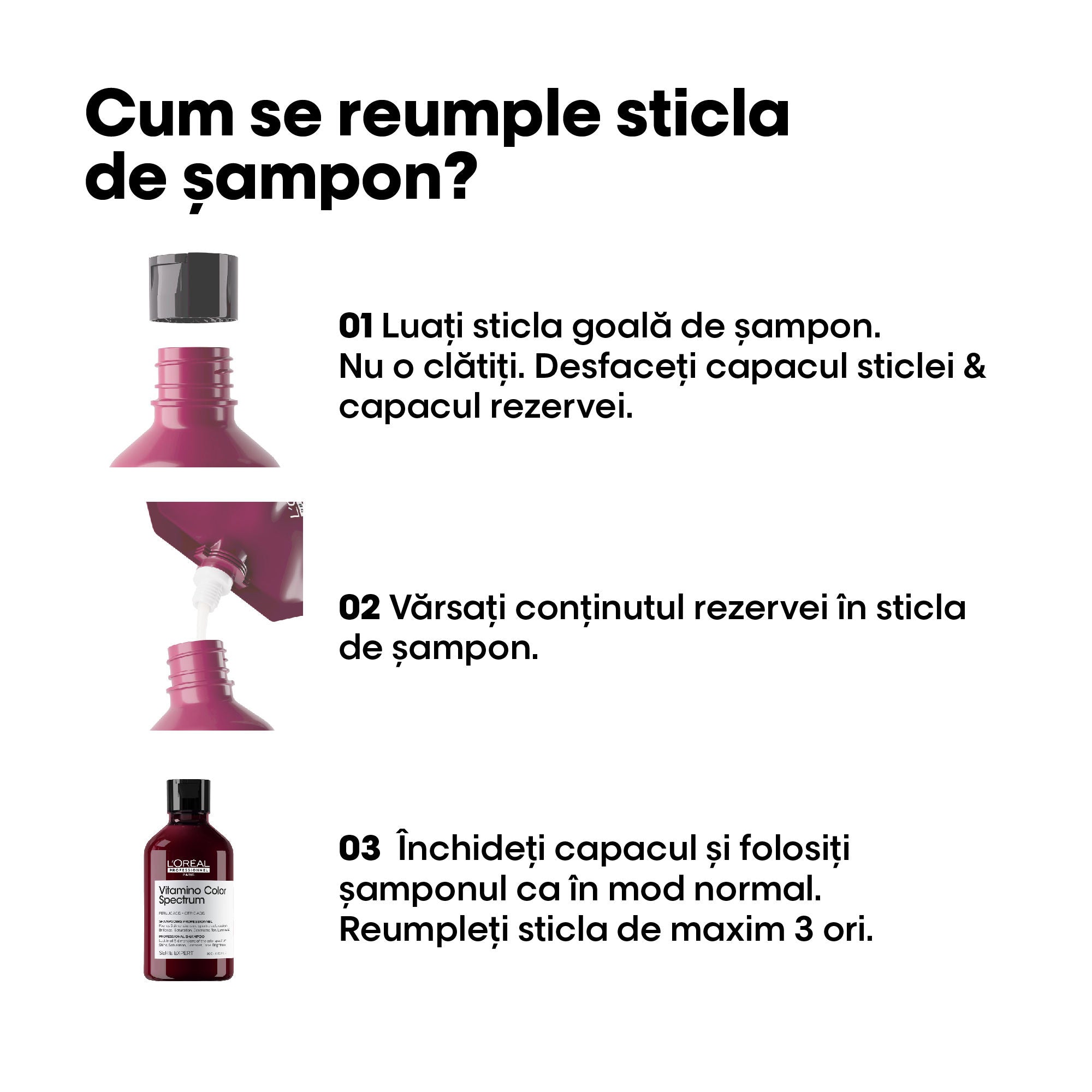 L'Oréal Professionnel SE Vitamino Color Spectrum Set Sampon 300ml + Rezerva 500ml