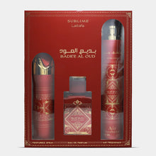 Încarcă imaginea în Galerie, Lattafa Badee Al Oud Sublime - Set Cadou 3 Piese Unisex
