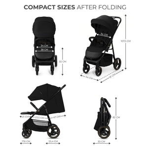 Kinderkraft Carucior Sport Trig3 Onyx Black