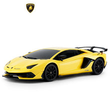 Încarcă imaginea în Galerie, Rastar Masina cu Telecomanda lamborghini Aventador SVJ Galben
