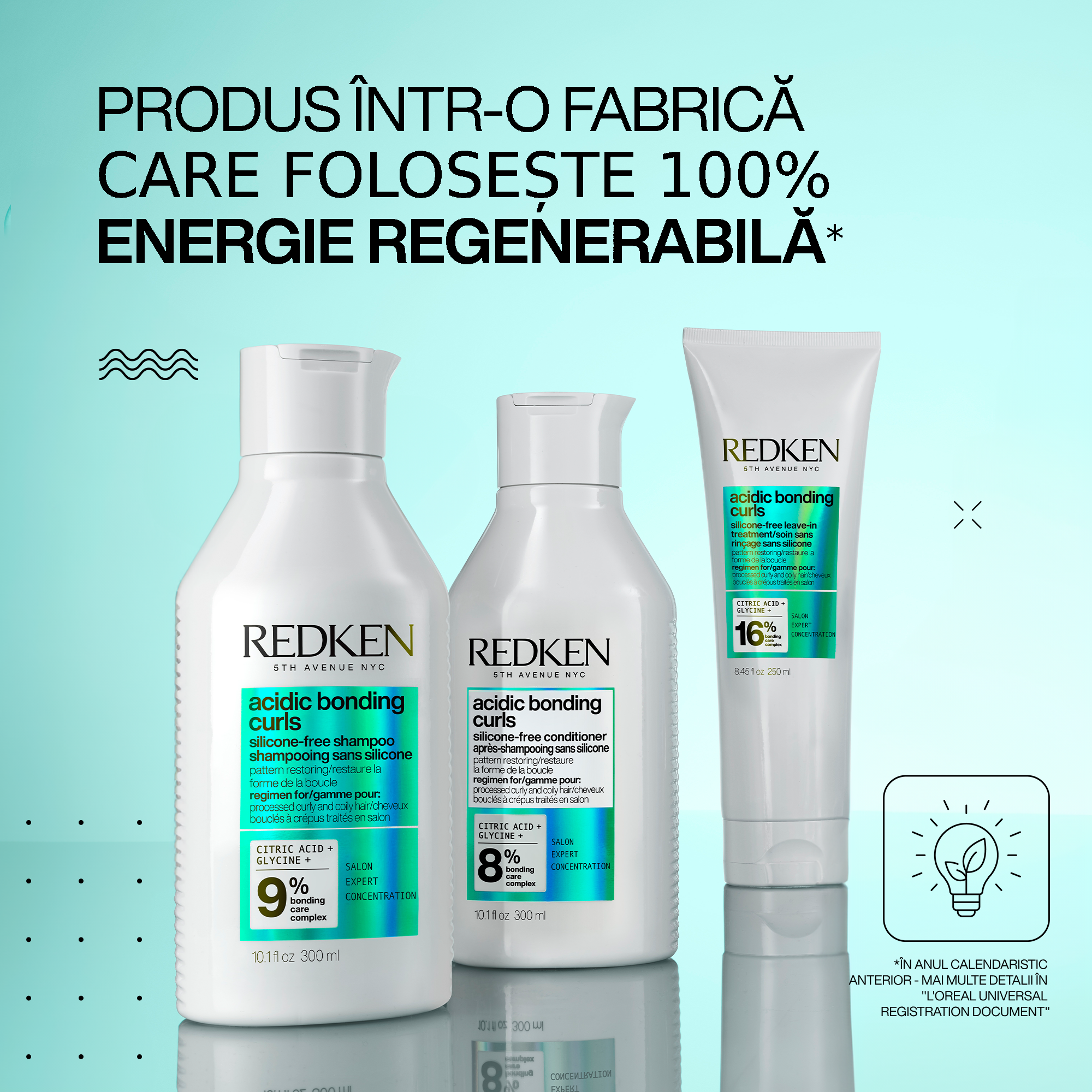 Redken Acidic Bonding Curls 300ml - Sampon Regenerator Pentru Par Cret